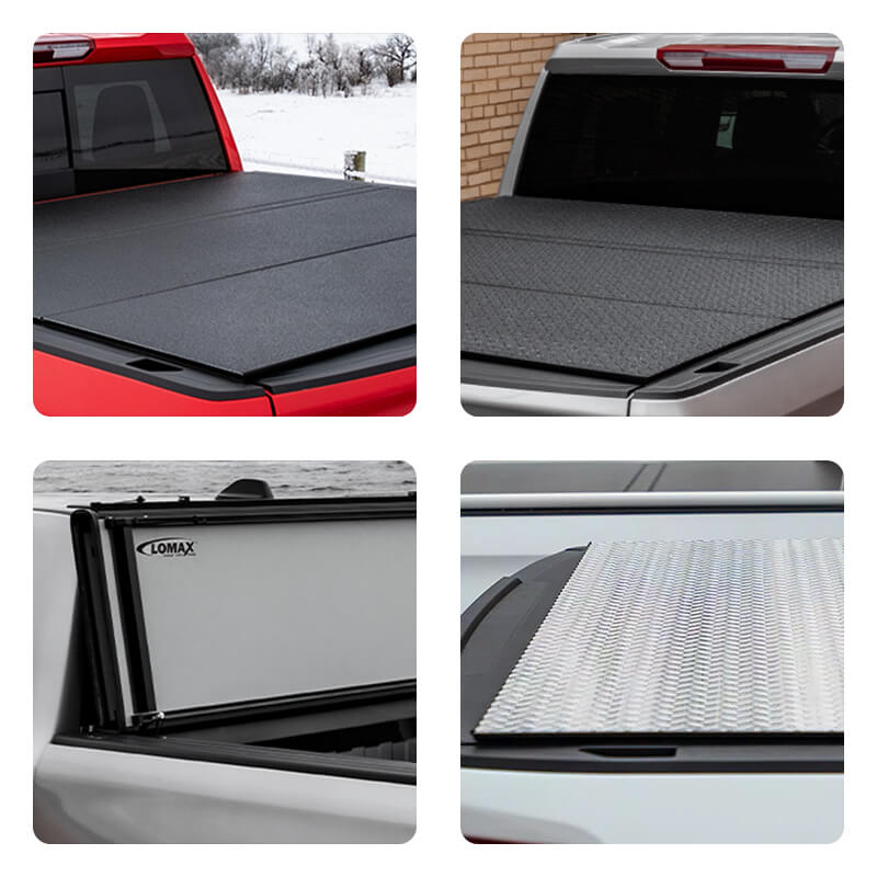 Various LOMAX tonneau cover types